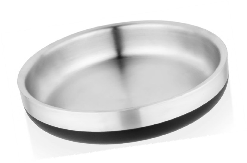 Double wall dog bowl with color(VU CD095BL)